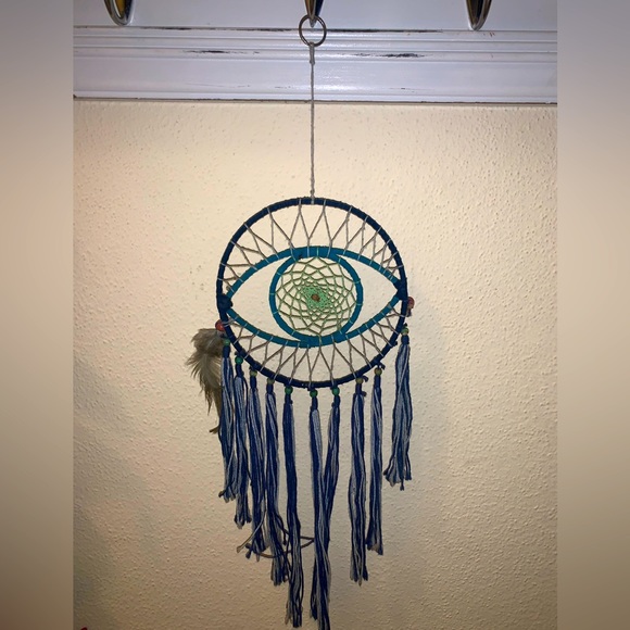 Blue Eye dreamcatcher 👁️🕸️ - Picture 2 of 5